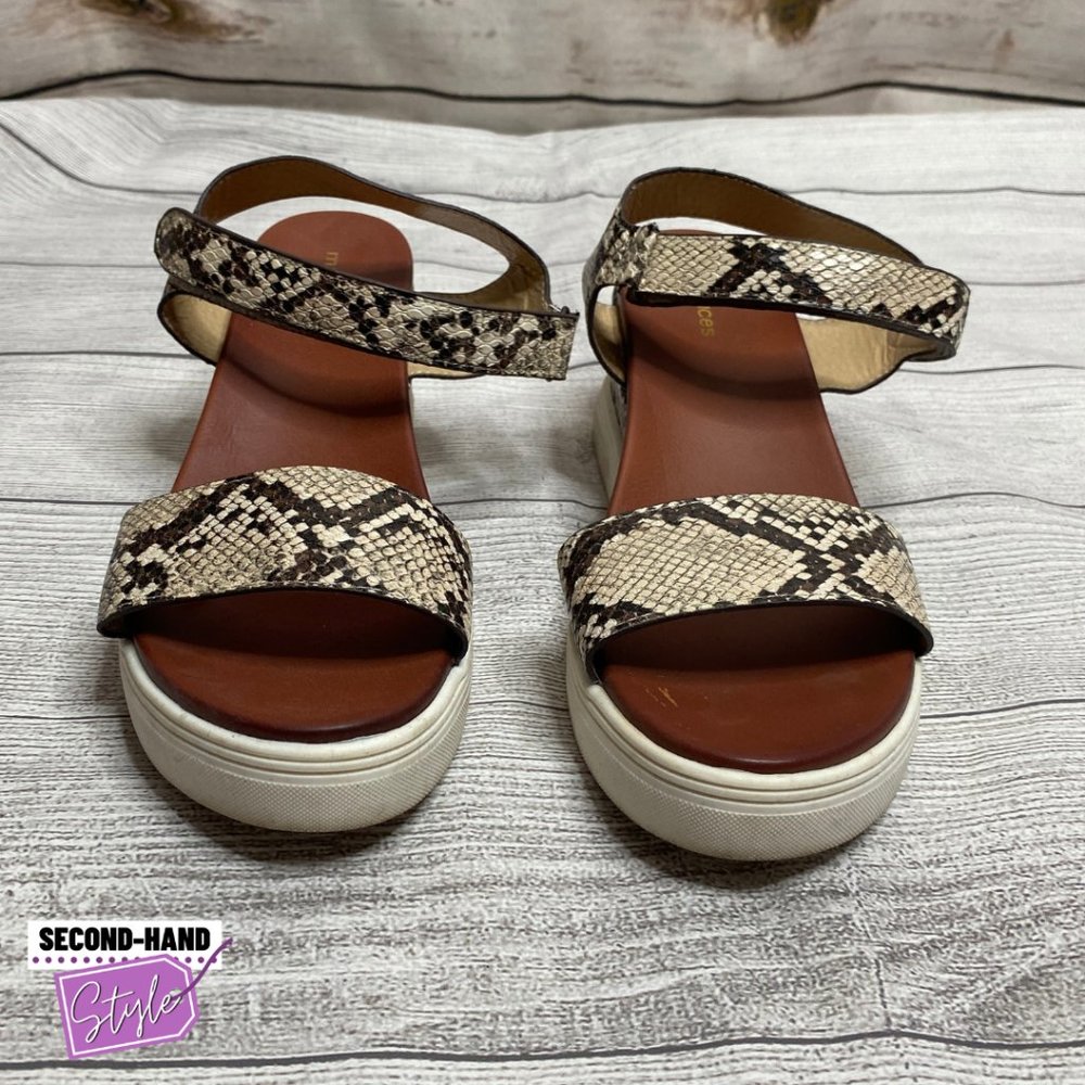 Maurices Snakeskin-print Flatbed Platform Sandal - Picture 2 of 6